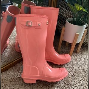 Girls Hunter Boots Size 3